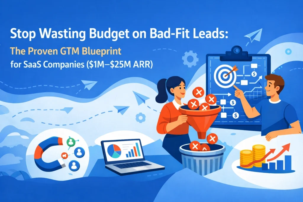Stop Wasting Budget on Bad-Fit Leads: The Proven GTM Blueprint for SaaS Companies ($1M–$25M ARR)