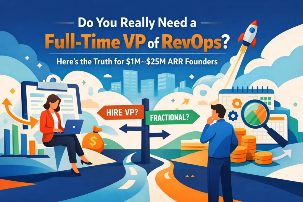 Do You Really Need a Full-Time VP of RevOps? Here’s the Truth for $1M–$25M ARR Founders